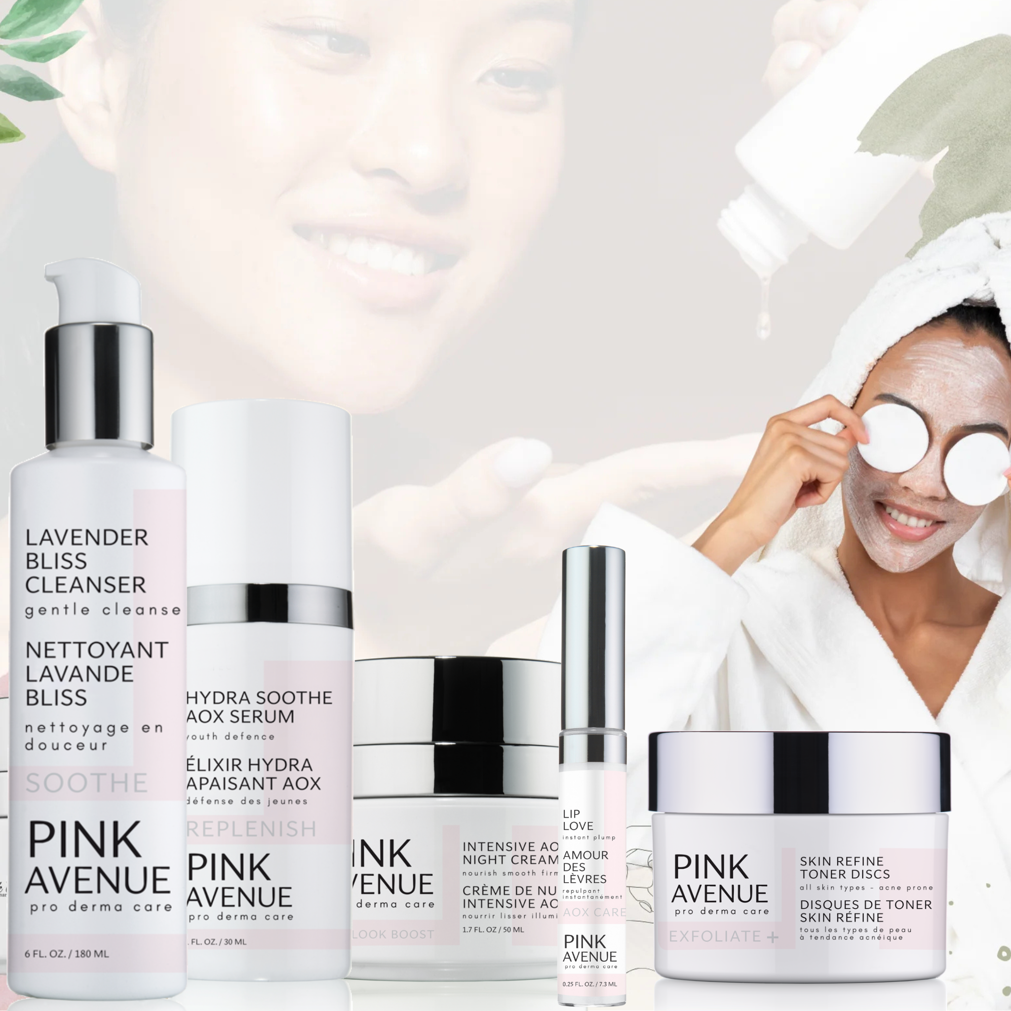 Pink Avenue 皮肤科医生配方护肤品，加拿大多伦多- Pink Avenue 护肤品