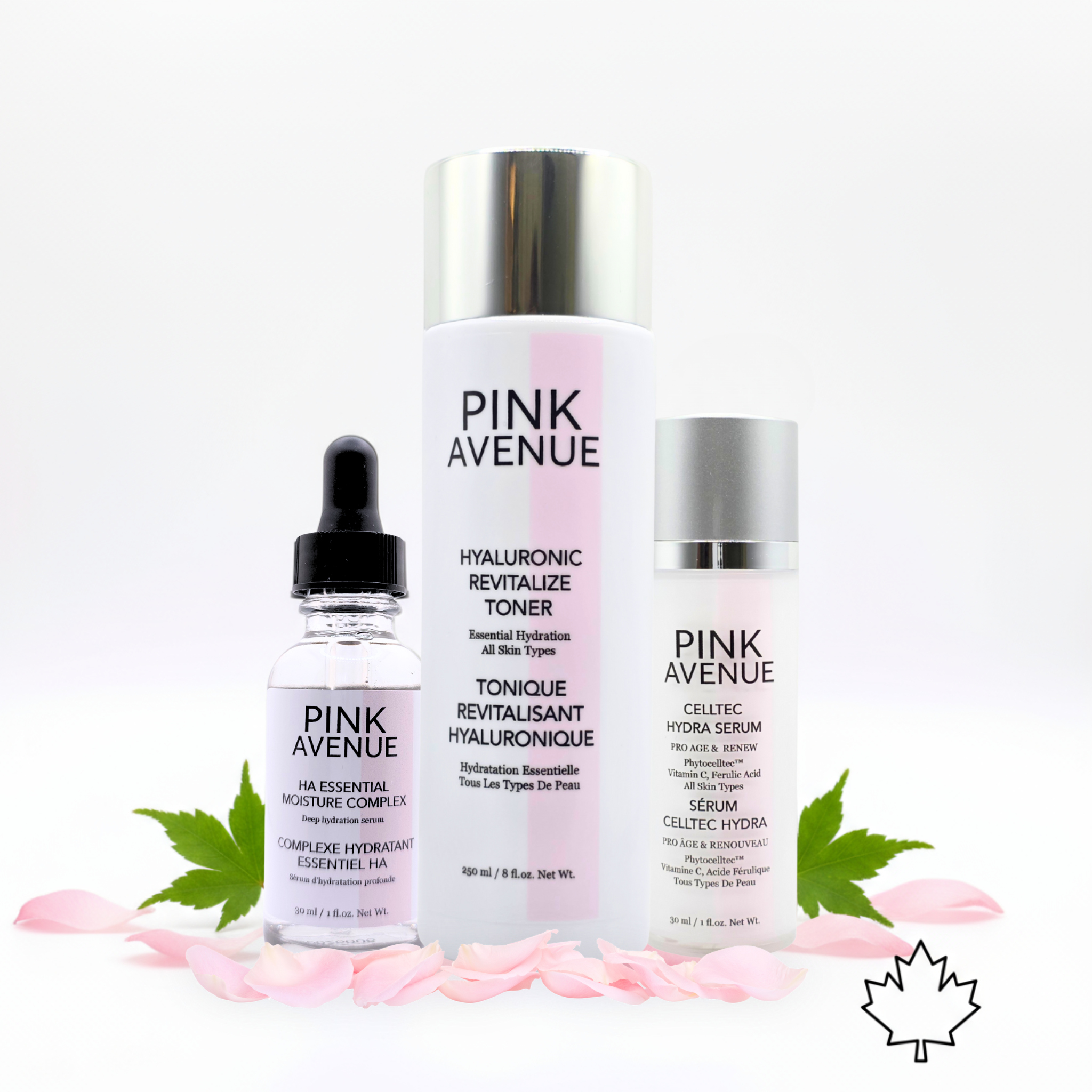 Pink Avenue Botanical Peptide Actives Skin Care
