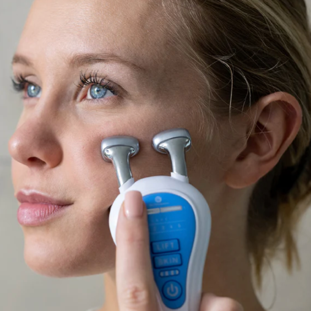 Easy-to-use Bio-Therapeutic BT Sculpt handheld microcurrent device - Simple at-home facial sculpting with professional results, shipped free across Canada from Toronto