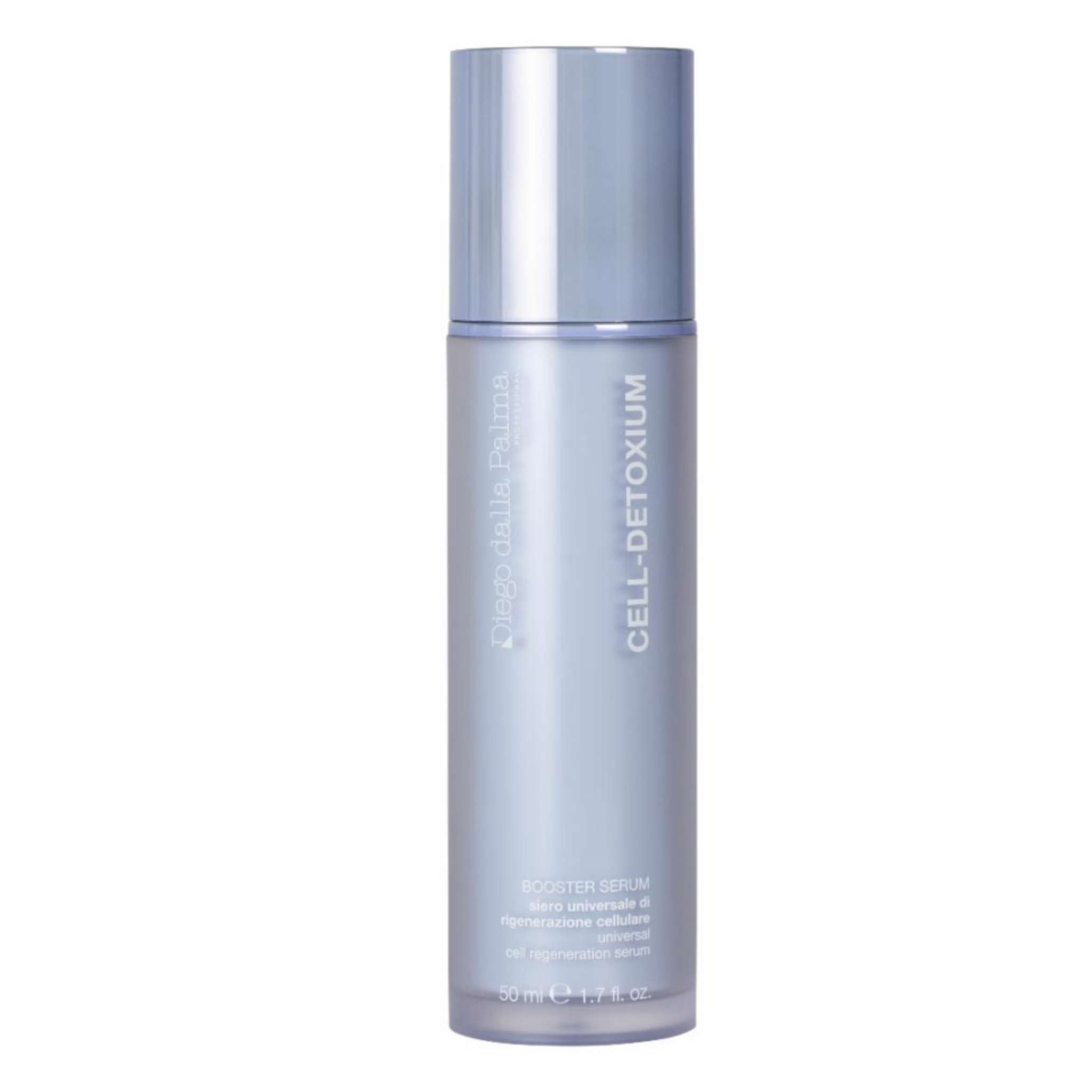 Skincare bottle labeled 'Cell Detoxium' on a white background