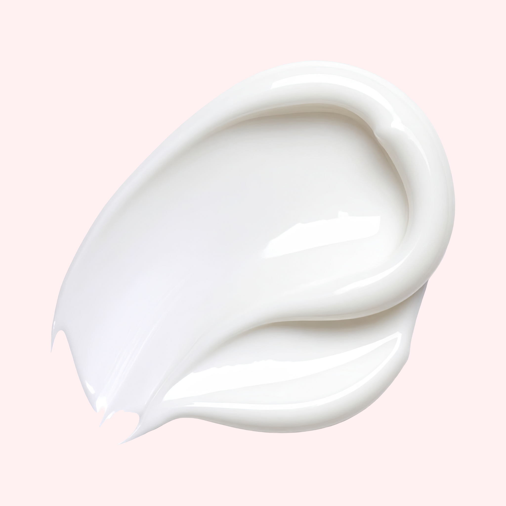 ECO Pink Pro Lift white cream or lotion swatch on a pink background