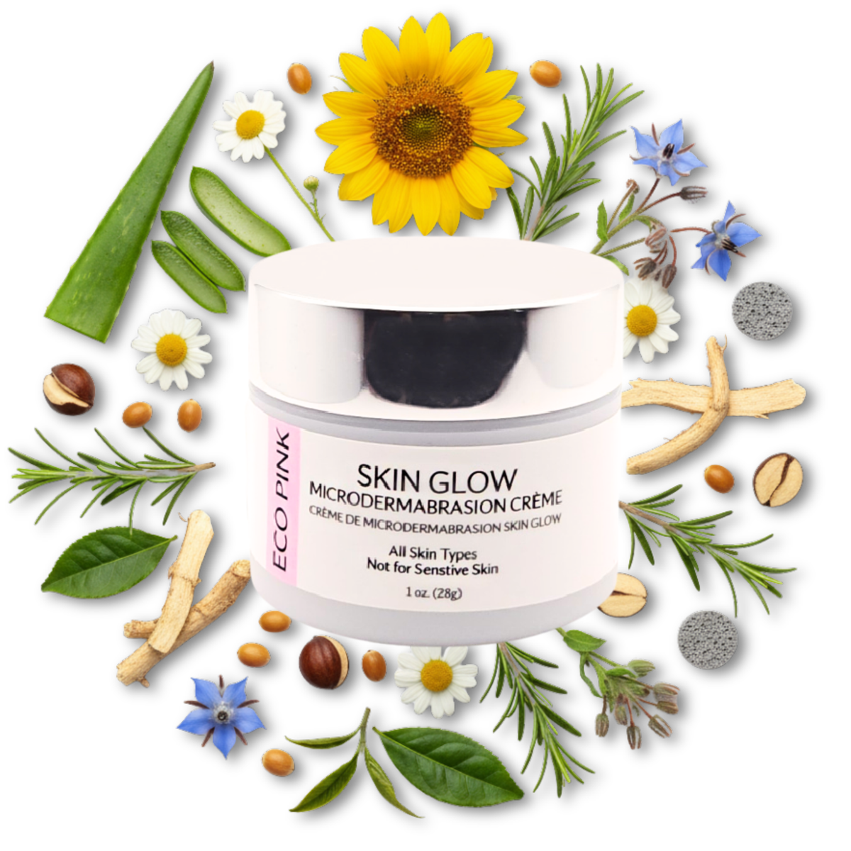 Microdermabrasion, Skin Glow Creme, Eco Pink, Toronto, Canada