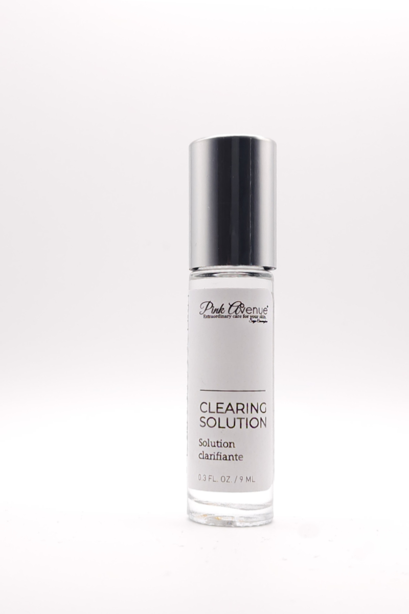 Clearing solution, blemishes, Pink Avenue, Toronto, Canada