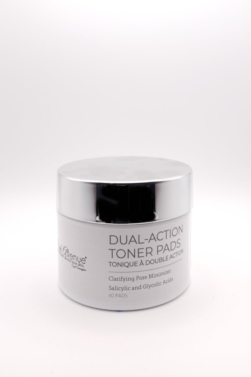 Dual Action Toner Pads, Glycolic, Salicylic, Pink Avenue, Toronto, Canada