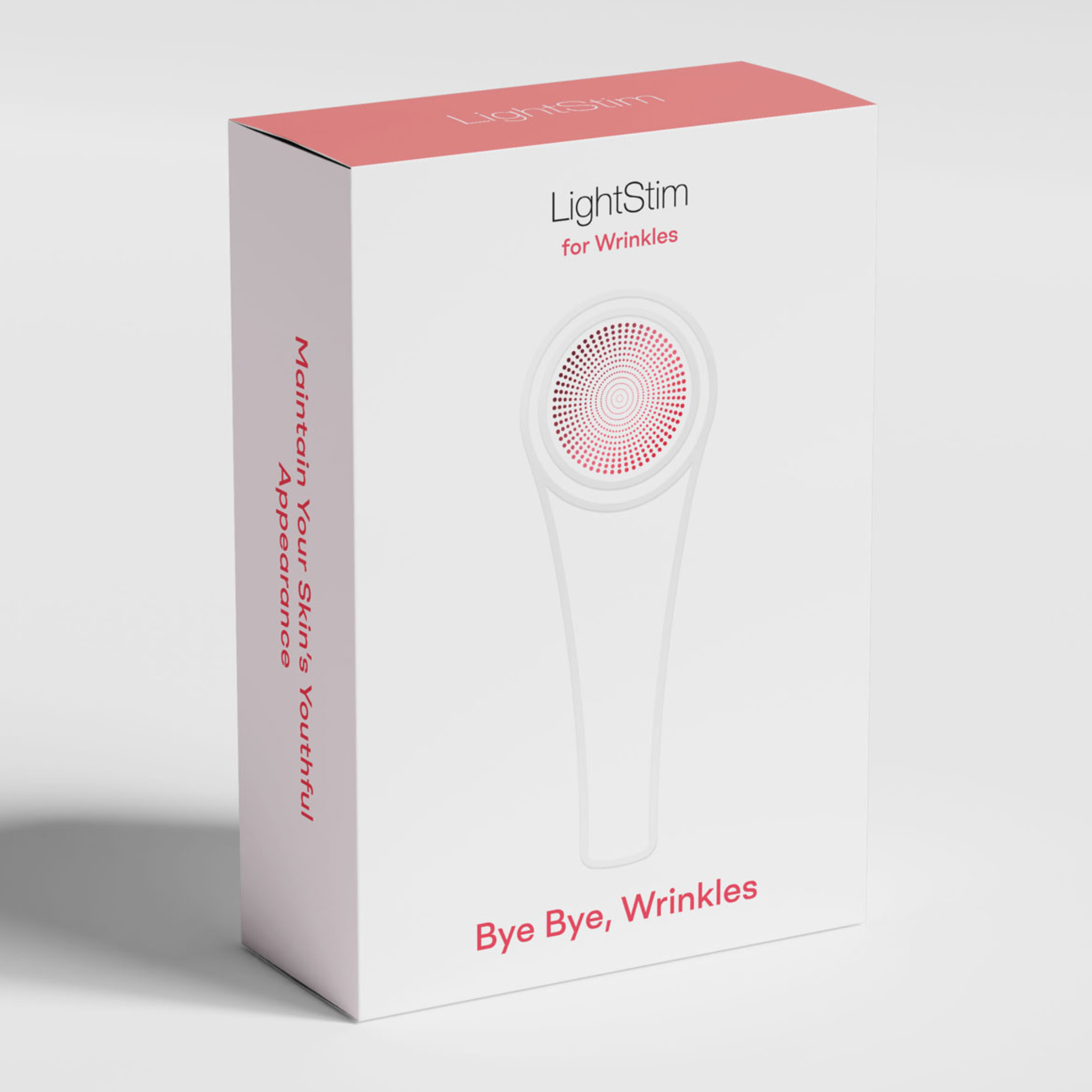 LightStim for Wrinkles device packaging on a white background