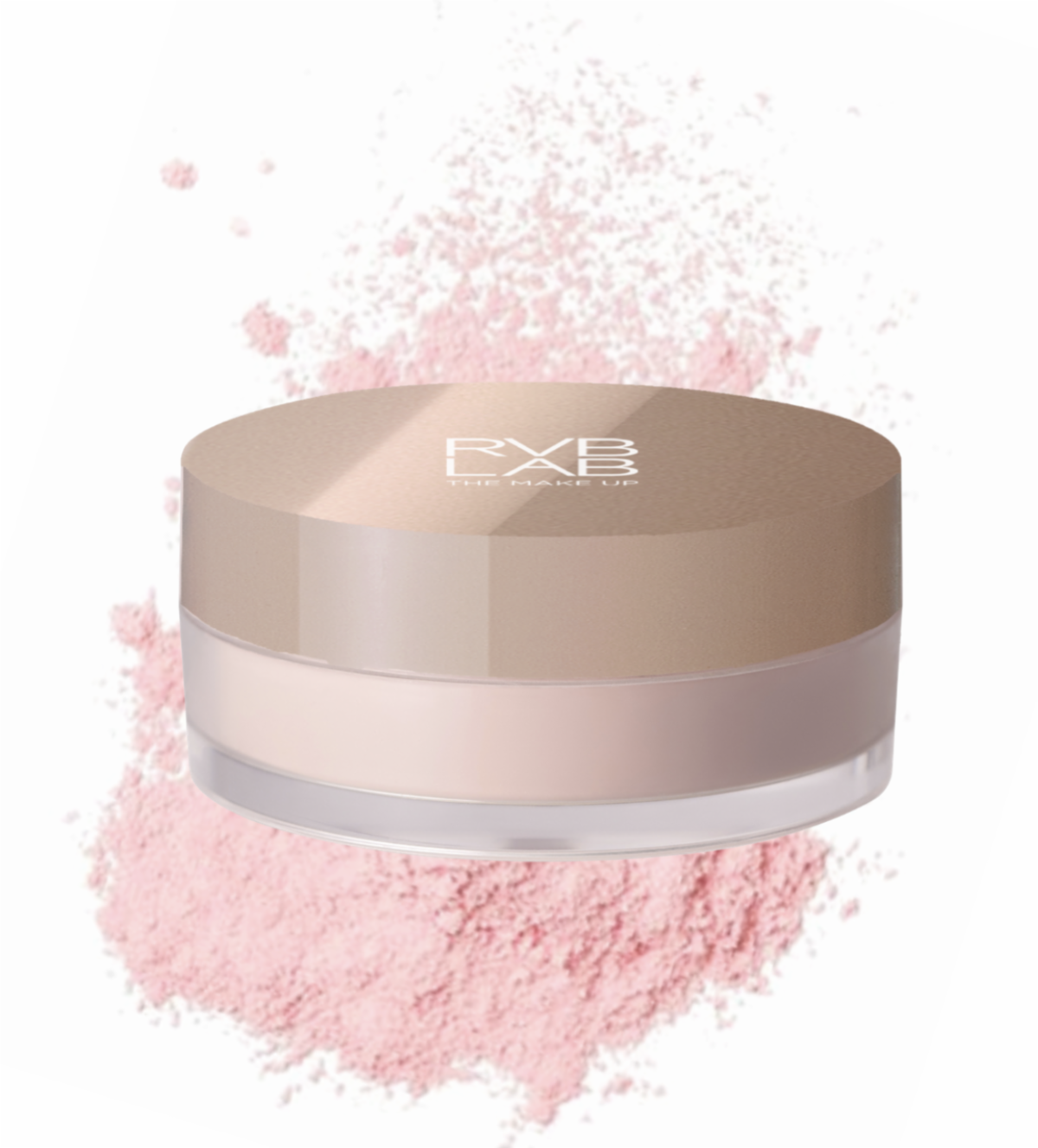 Makeup product with RVB logo on a white background
