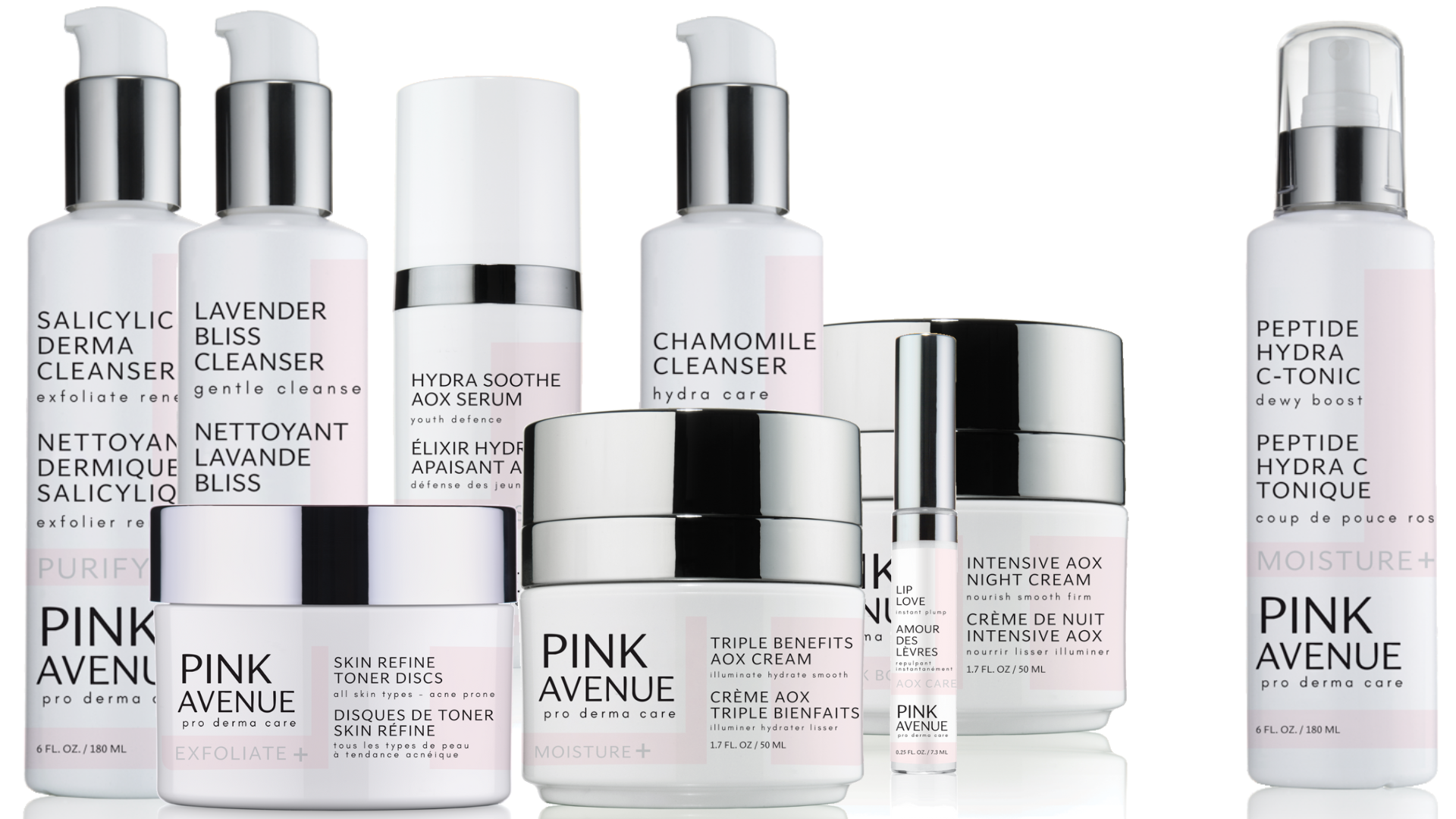 Pink Avenue Dermatologist Formulated Skin Care Collection