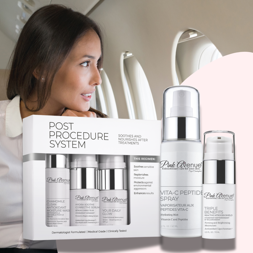 Pink Avenue Travel Size Skin Care | Dermatologist Formulated