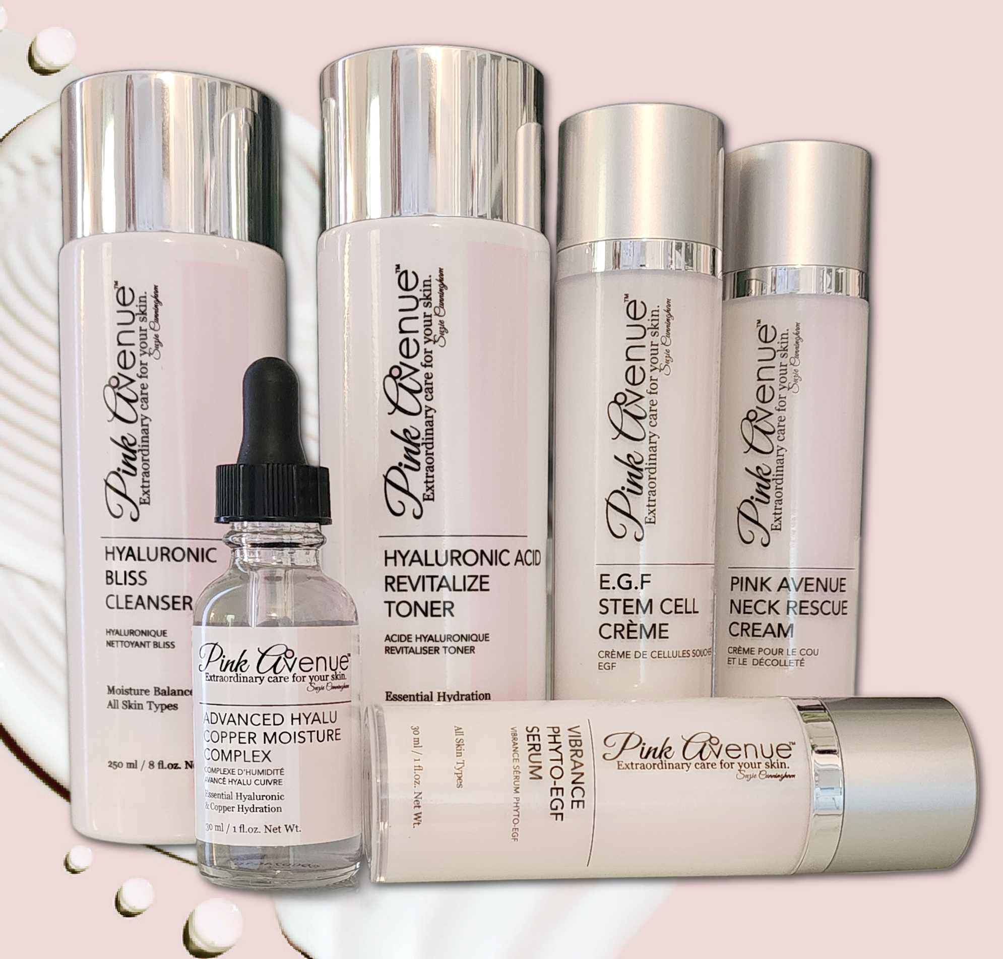 Pink Avenue Botanical Peptide Actives Hudpleje