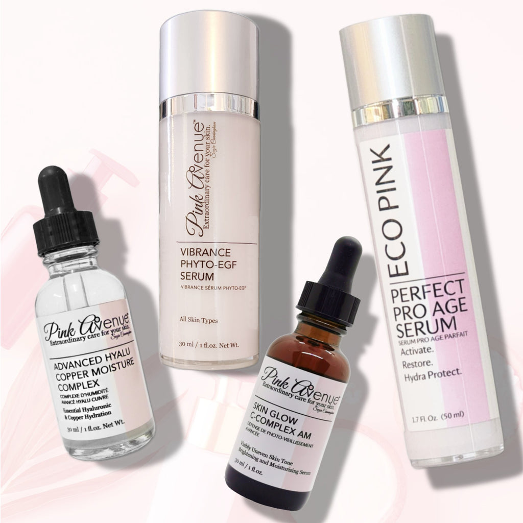 Pink Avenue, Eco Pink Serums for all skin types, Toronto, Canada