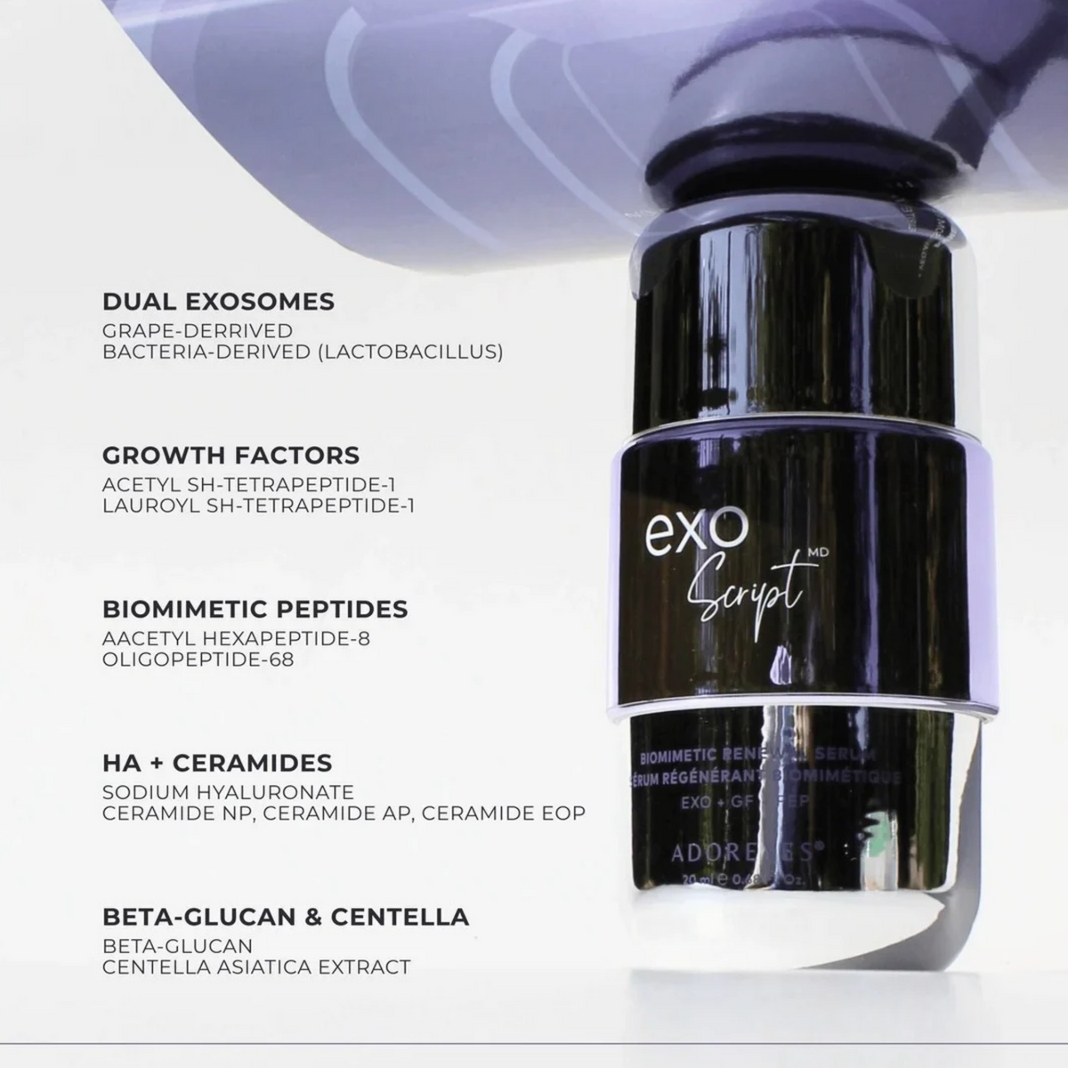 ExoScript MD™ Biomimetic Renewal Face Serum 20 ml