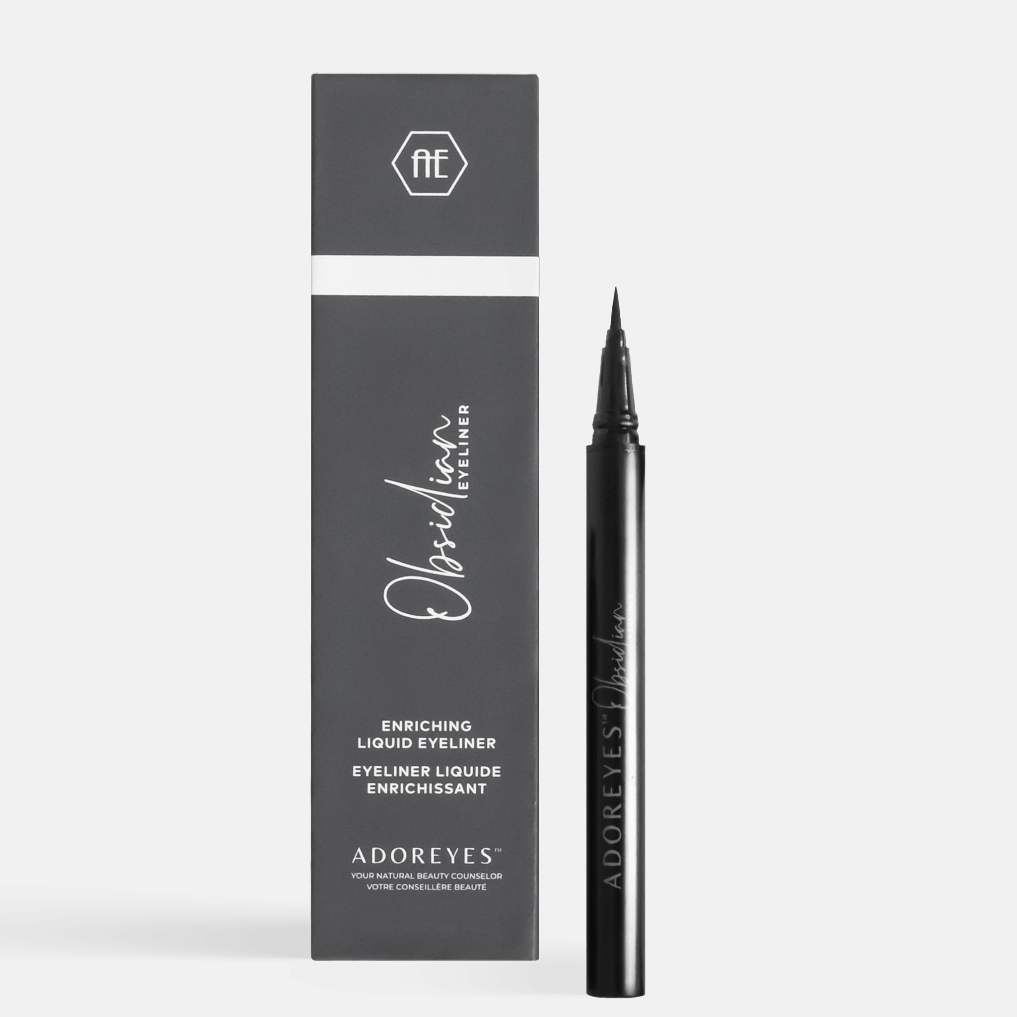 Adoreyes eyeliner pen with packaging on a white background