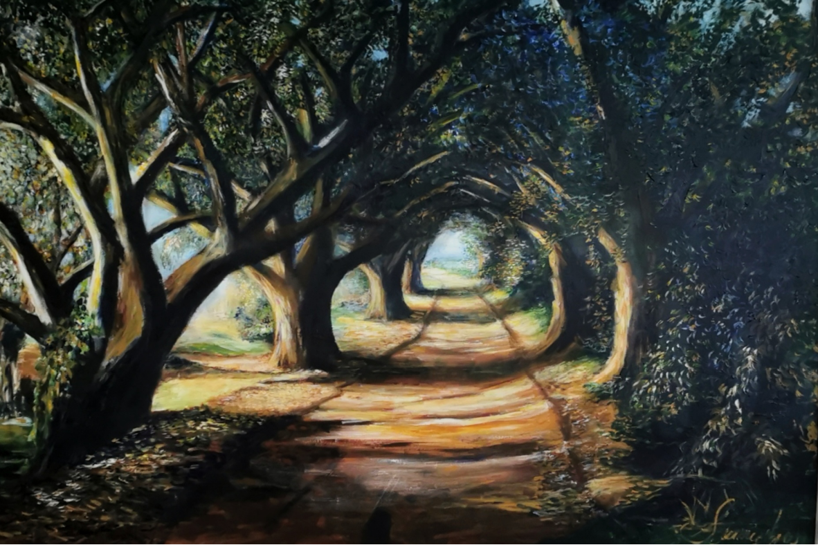 Suzie Cunningham painting &mdash; California Grove