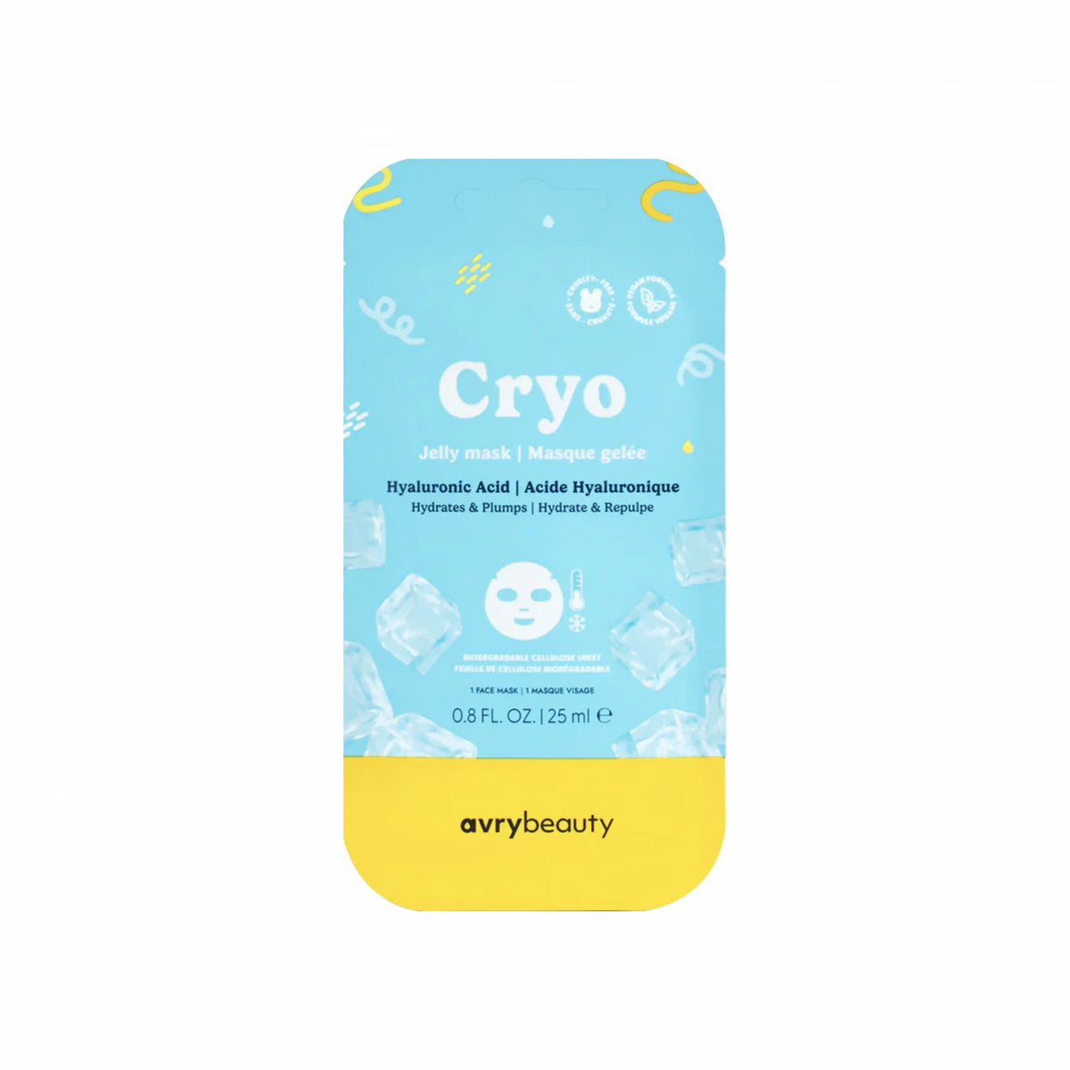 Cryo Jelly Sheet Masks – 24-Mask Assorted Multi Pack