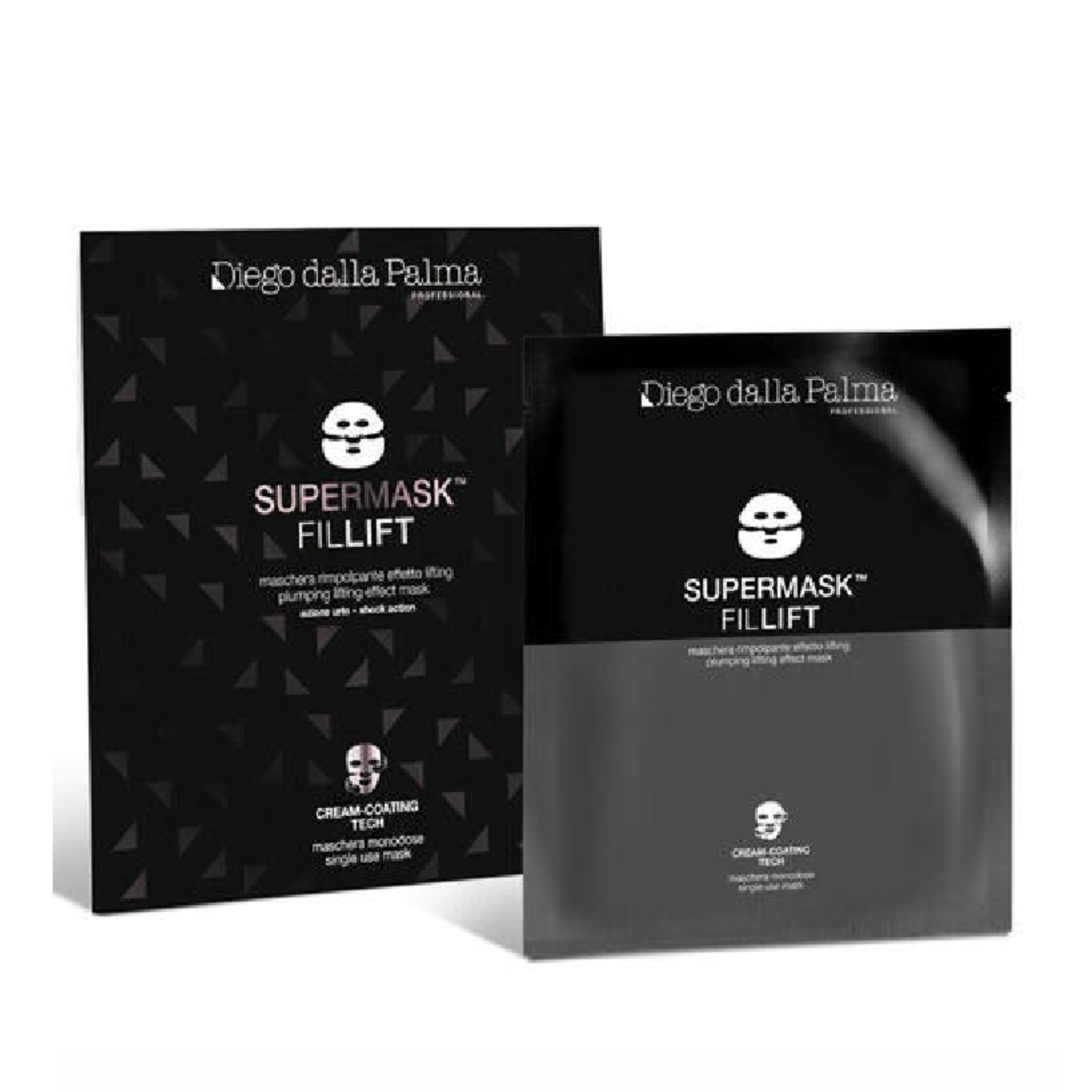 Two packages of Diego dalla Palma Supermask Fillift on a white background