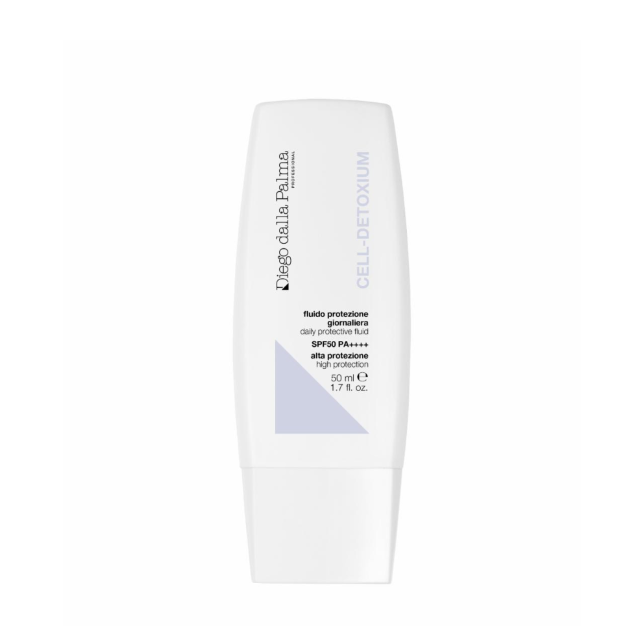 White skincare bottle with text on a white background,Diego_Dalla_Palma_Professional_Daily_Protective_Fluid_