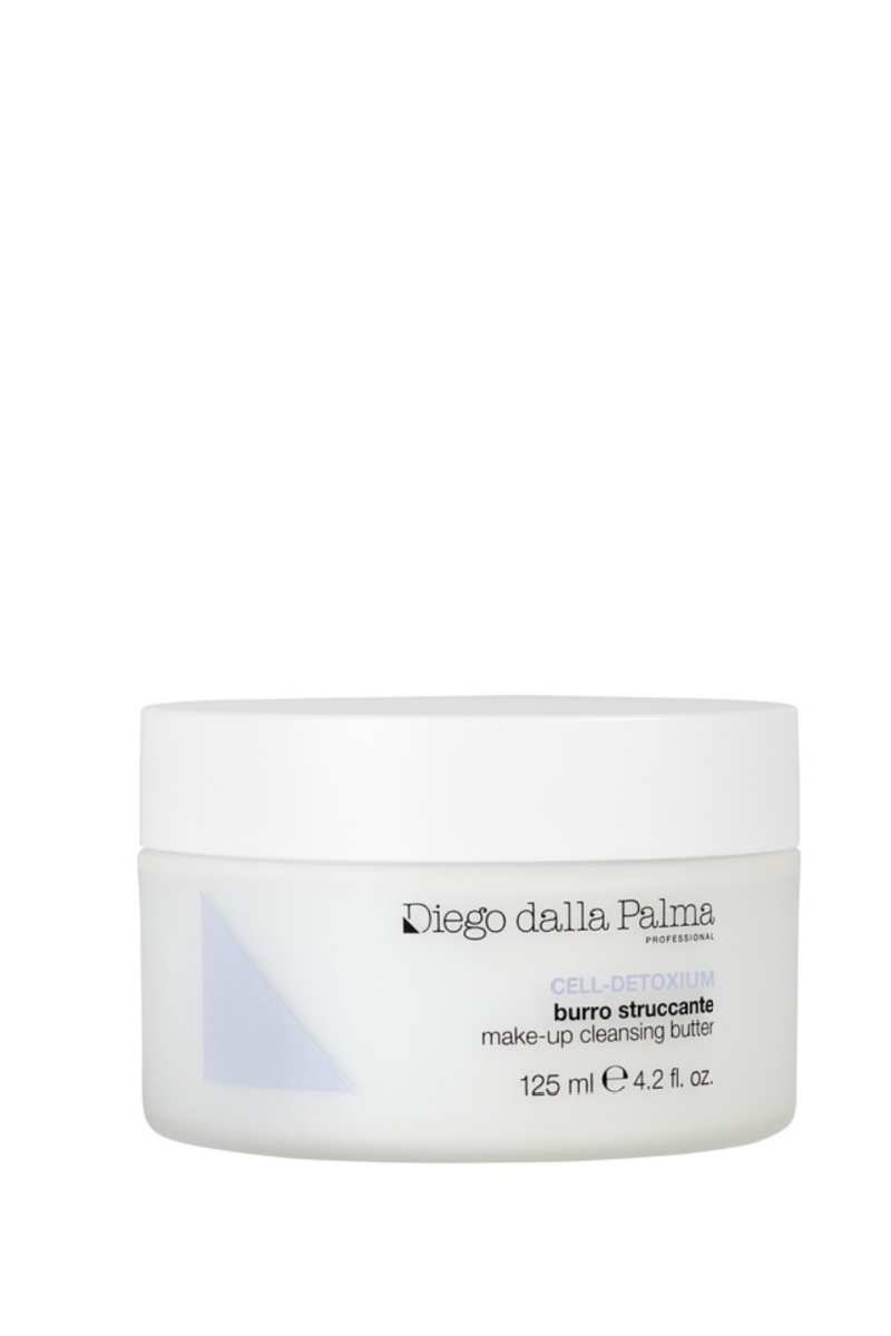 Diego Dalla Palma Professional Cell Detoxium Make-Up Cleansing Butter 125ml - Italian luxury makeup remover with shea butter and macadamia oil for gentle, effective cleansing, available at Pink Avenue Skin Care, Toronto, Canada