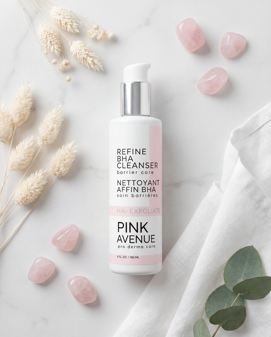 Salicylic acid BHA cleanser -- pore clearing exfoliant Pink Avenue