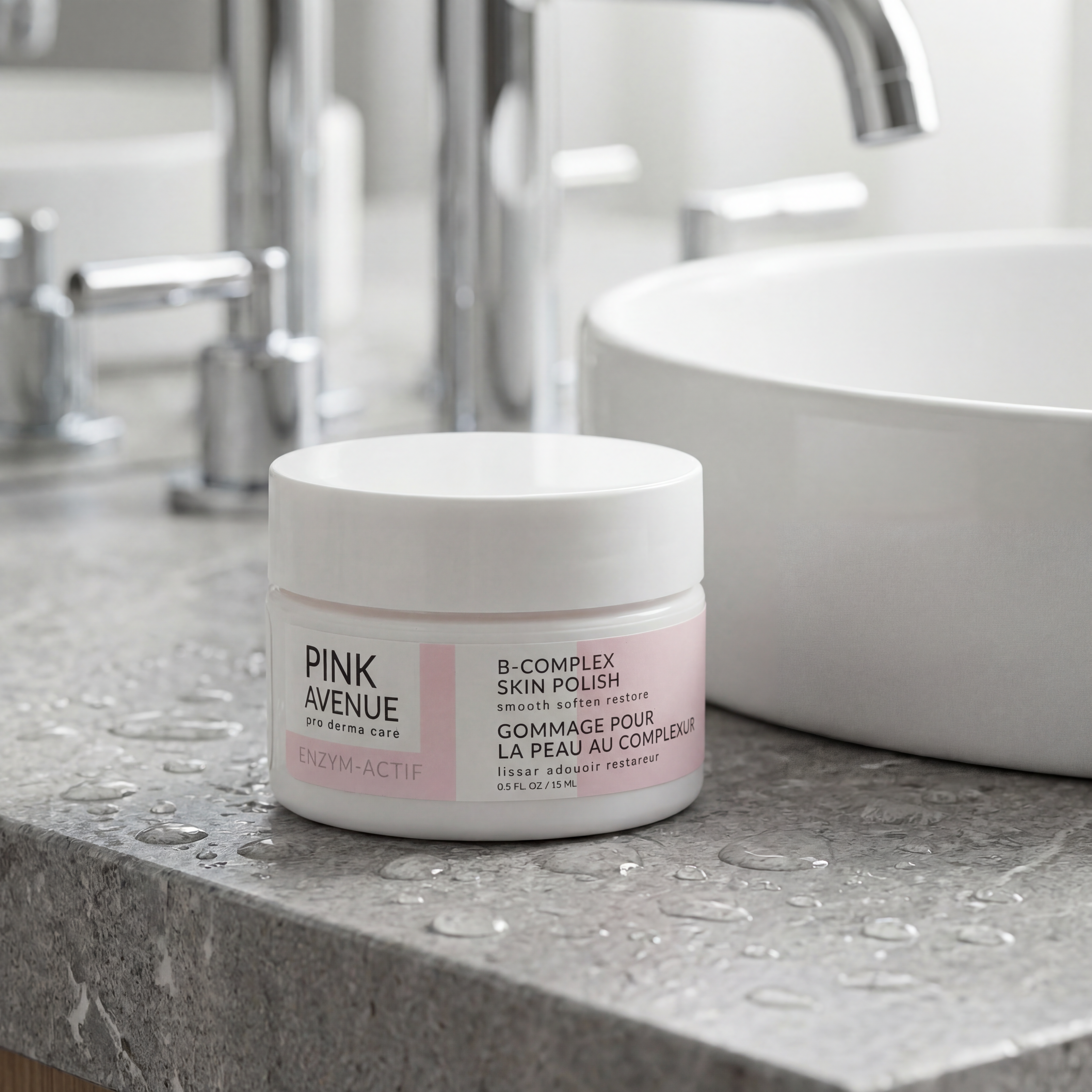 Pink Avenue B Complex Hudpolering | Rejse 15ml