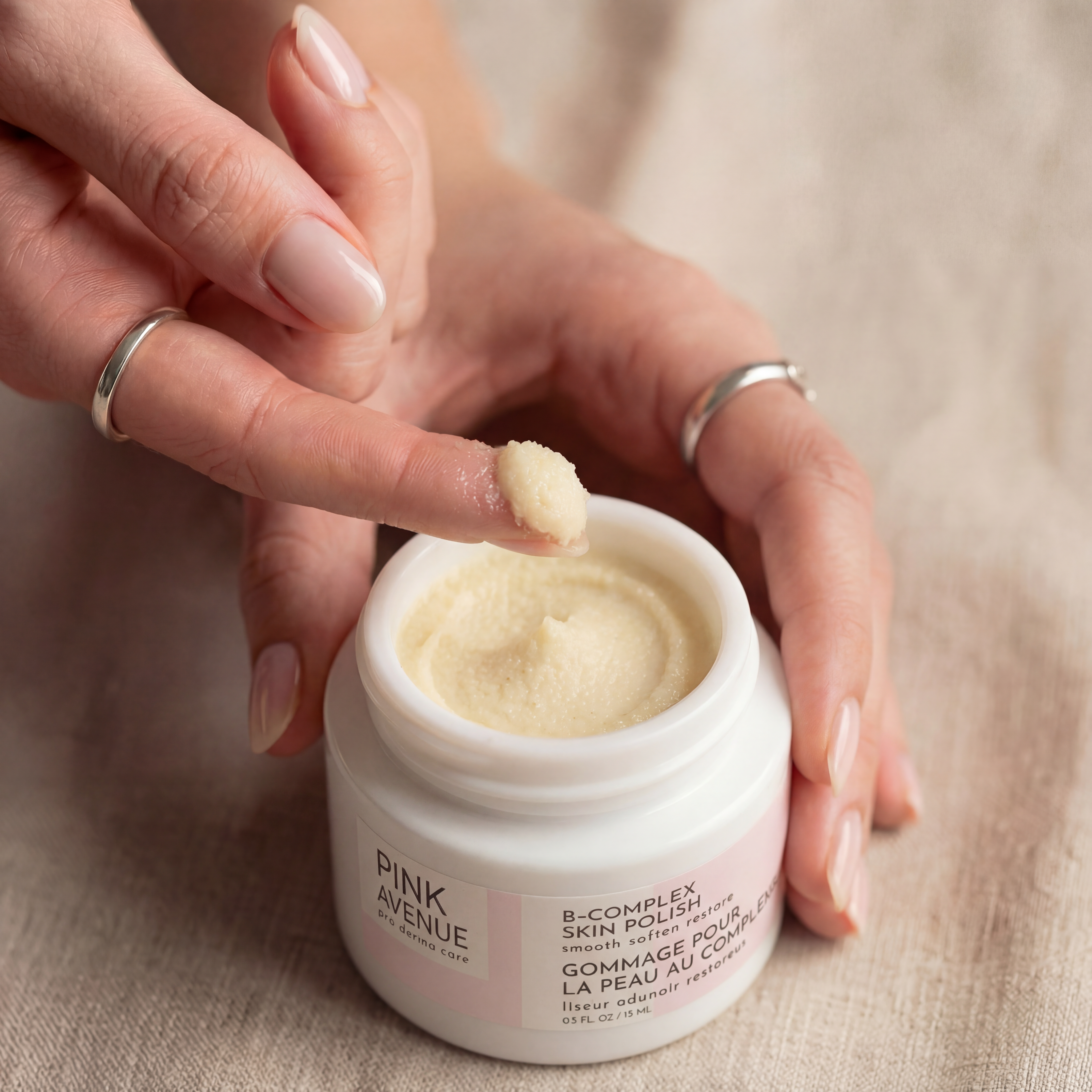 Pink Avenue B Complex Hudpolering | Rejse 15ml