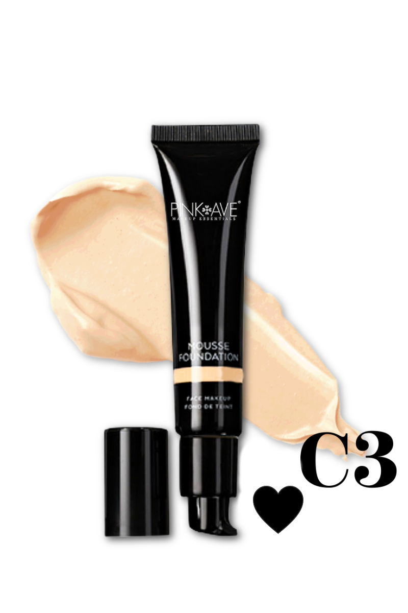 Best Mousse Foundation, Perfect Mousse, C2, Pink Avenue, Toronto Kanado