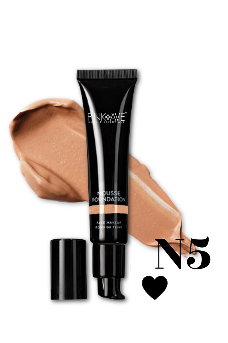 Beste Mousse Foundation, Perfect Mousse, N5, Pink Avenue, Toronto, Canada