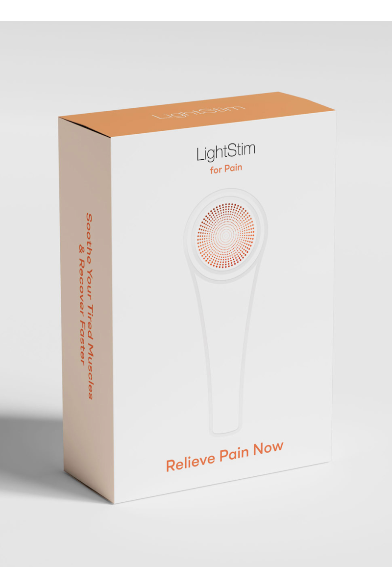 LightStim for Pain LED light therapy device - handheld red light therapy tool for muscle and joint pain relief