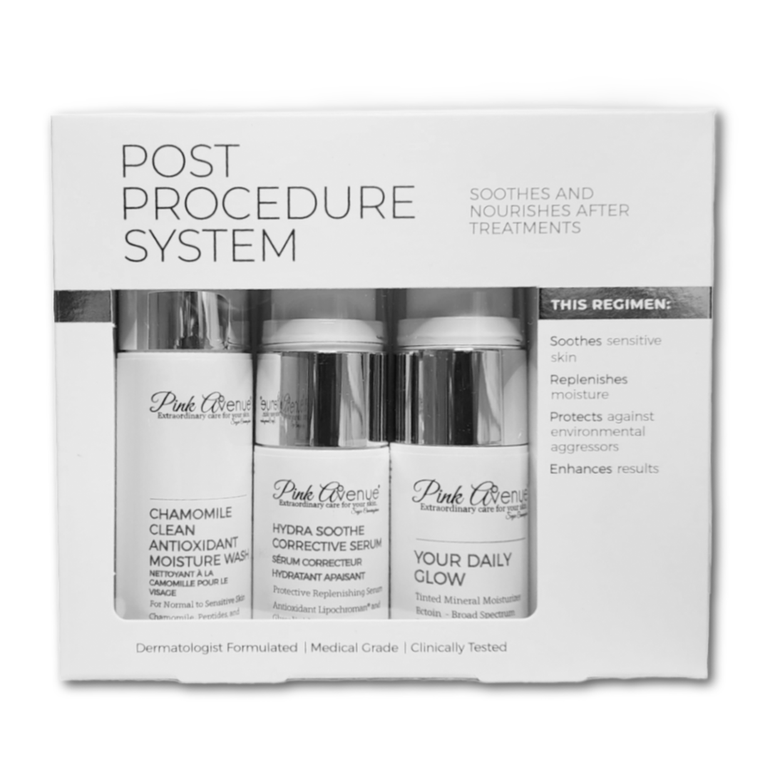 Pink Avenue Post Treatment System - Sữa rửa mặt, Serum, Kem dưỡng - 60ml, Toronto, ON Canada