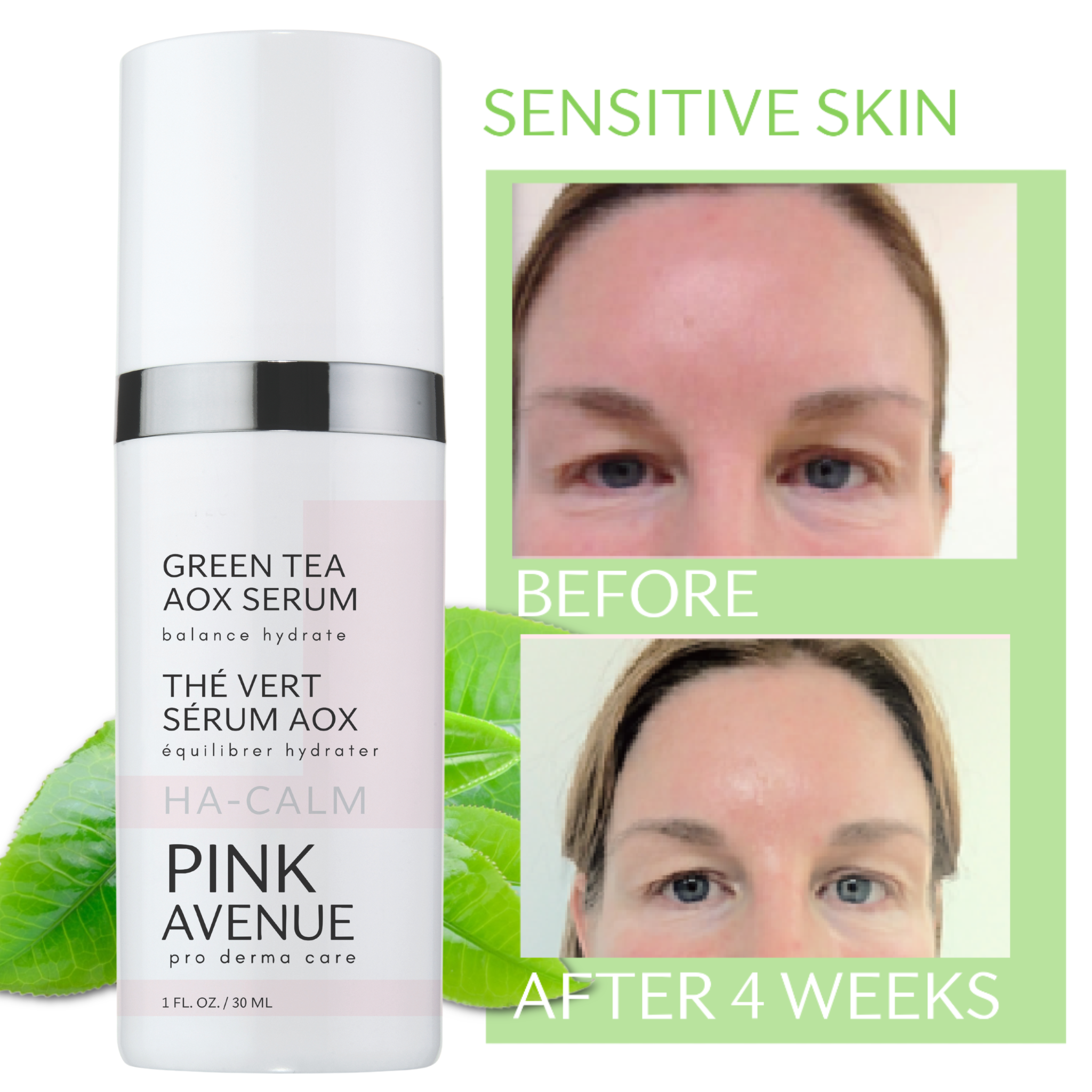 Pink Avenue Green Tea AOX Serum  30ml