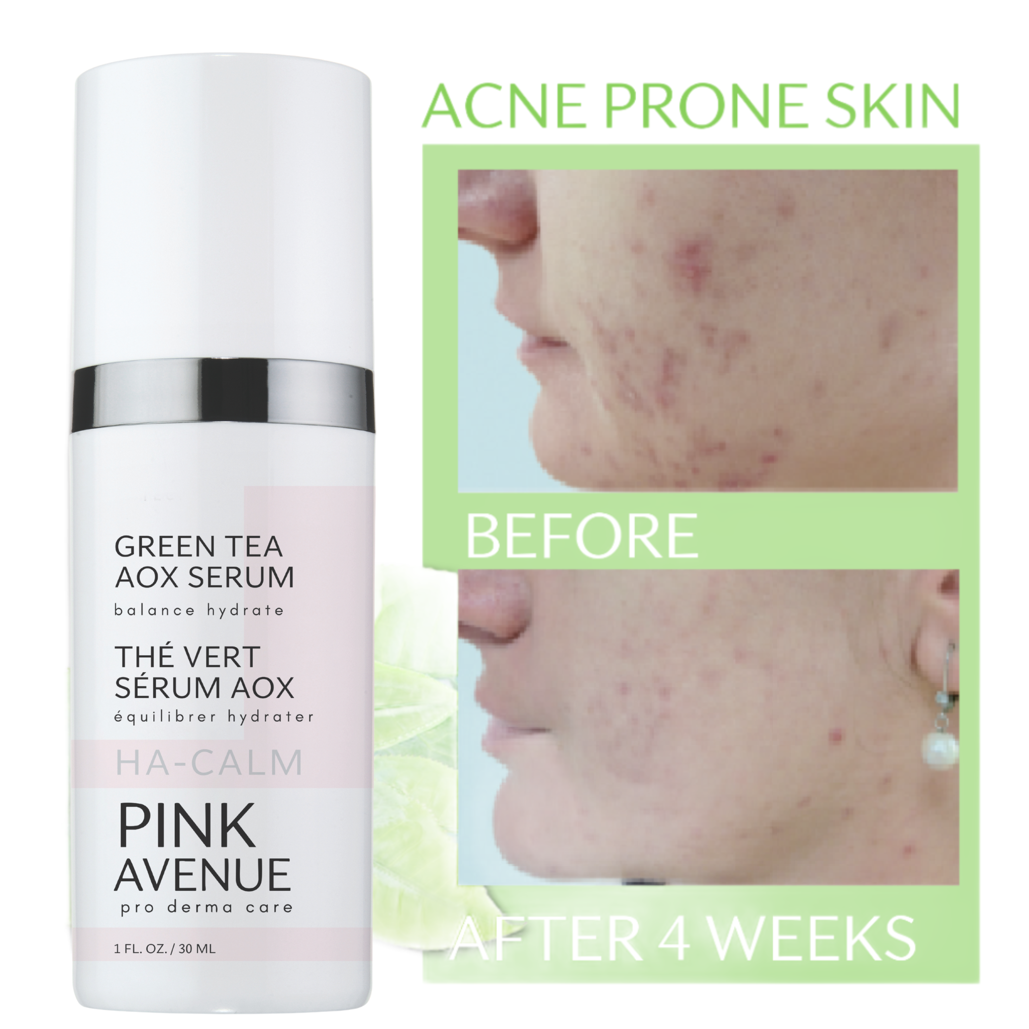 Pink Avenue Green Tea AOX Serum  30ml