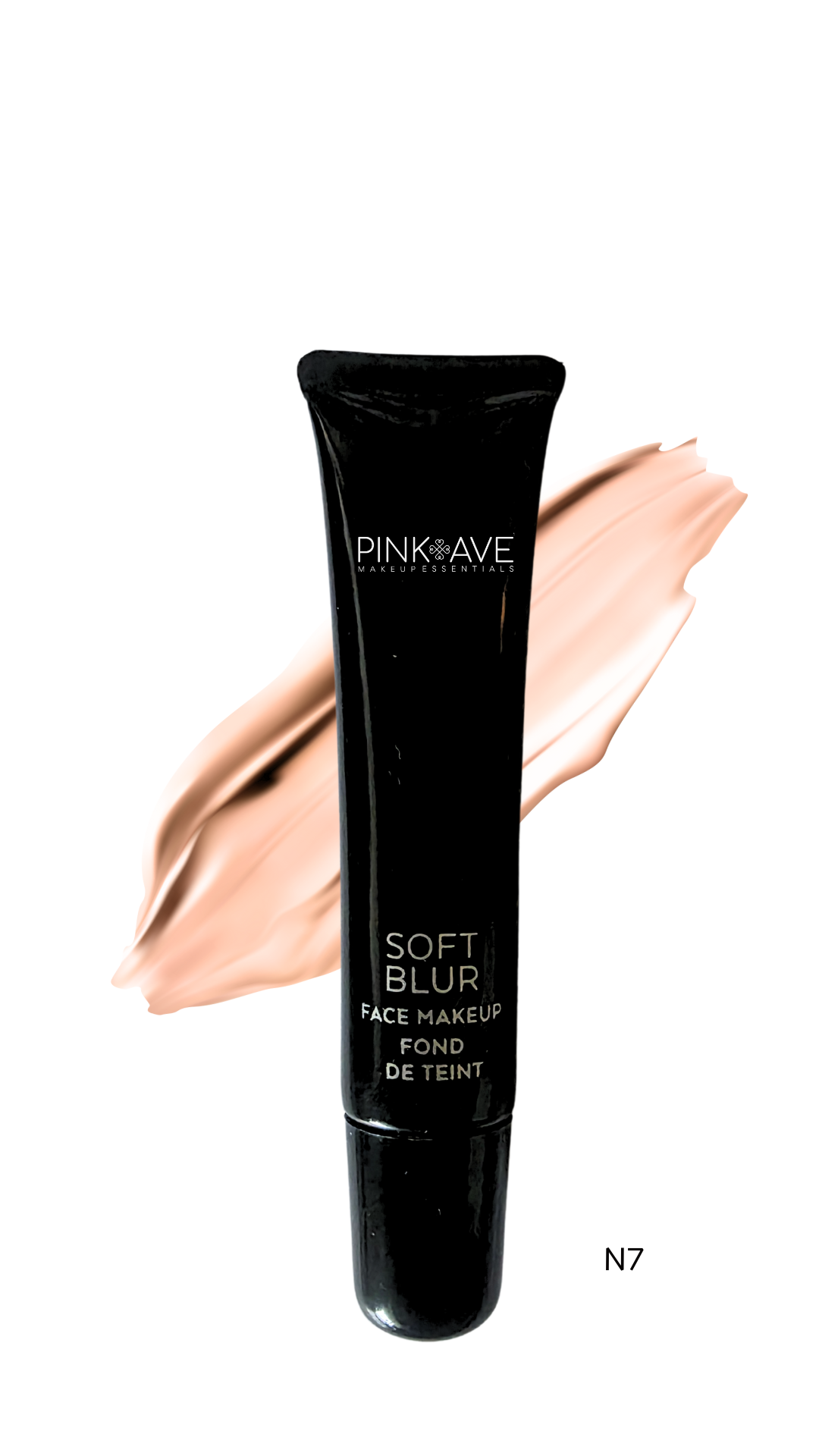 مكياج الوجه SoftBlur من Pink Ave باللون N7 Cool - منتج تجميل كندي فاخر بتقنية التركيز الناعم للحصول على بشرة مثالية