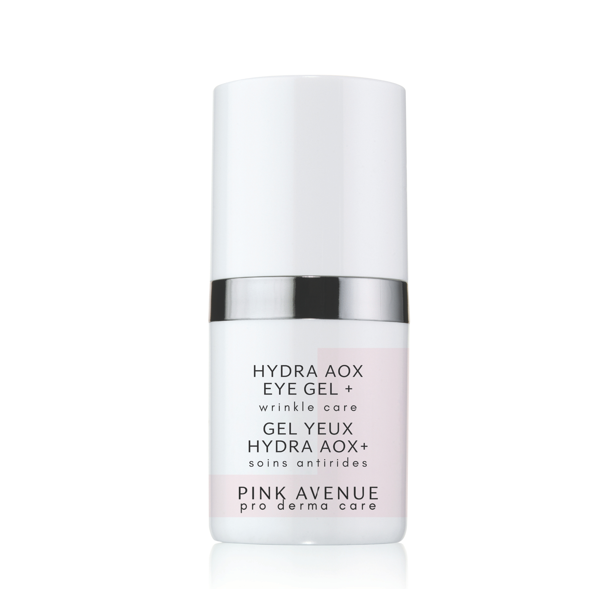 Pink Avenue skincare product on a white background