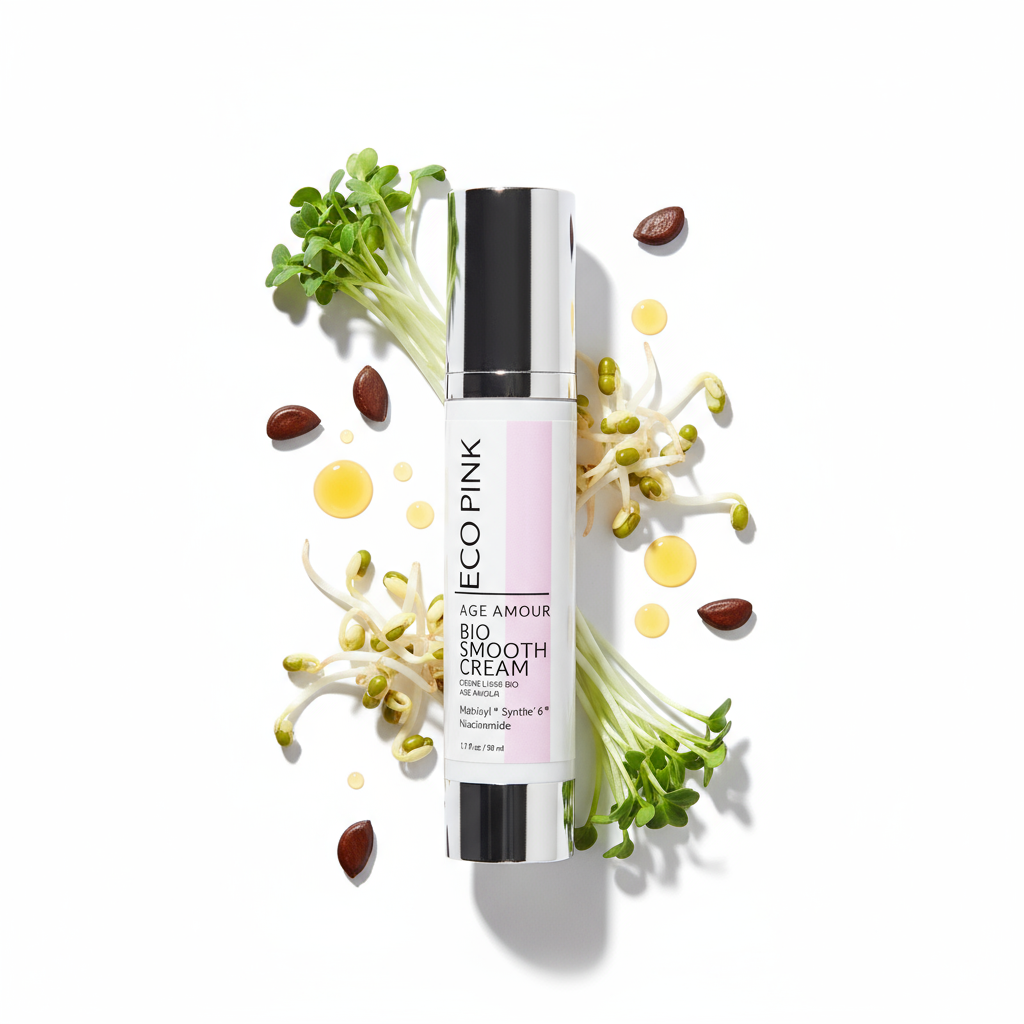 Eco Pink Bio Smooth Cream Flat Lay - Corrected